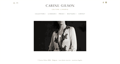 Desktop Screenshot of carinegilson.com